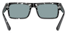 Prada PR A10S 15O01A 57 - Havana Black Transparent / Light Blue Mirrored Silver #id:pra10s15o01a_s:100115