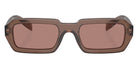 Prada PR A12SF 17O60B 54 - Brown Transparent / Light Brown #id:pra12sf17o60b_s:102100