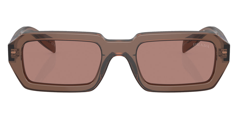 Prada PR A12SF 17O60B 54 - Brown Transparent / Light Brown #id:pra12sf17o60b_s:102100