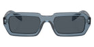 Prada PR A12SF 19O70B 54 - Transparent Blue / Dark Gray #id:pra12sf19o70b_s:104100