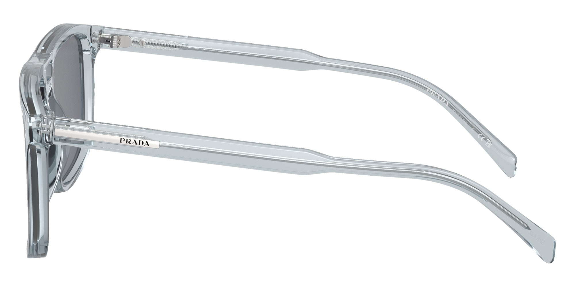 Prada PR A22S 19T175 56 - Transparent Azure / Dark Gray Flash Silver Mirrored #id:pra22s19t175_s:102110