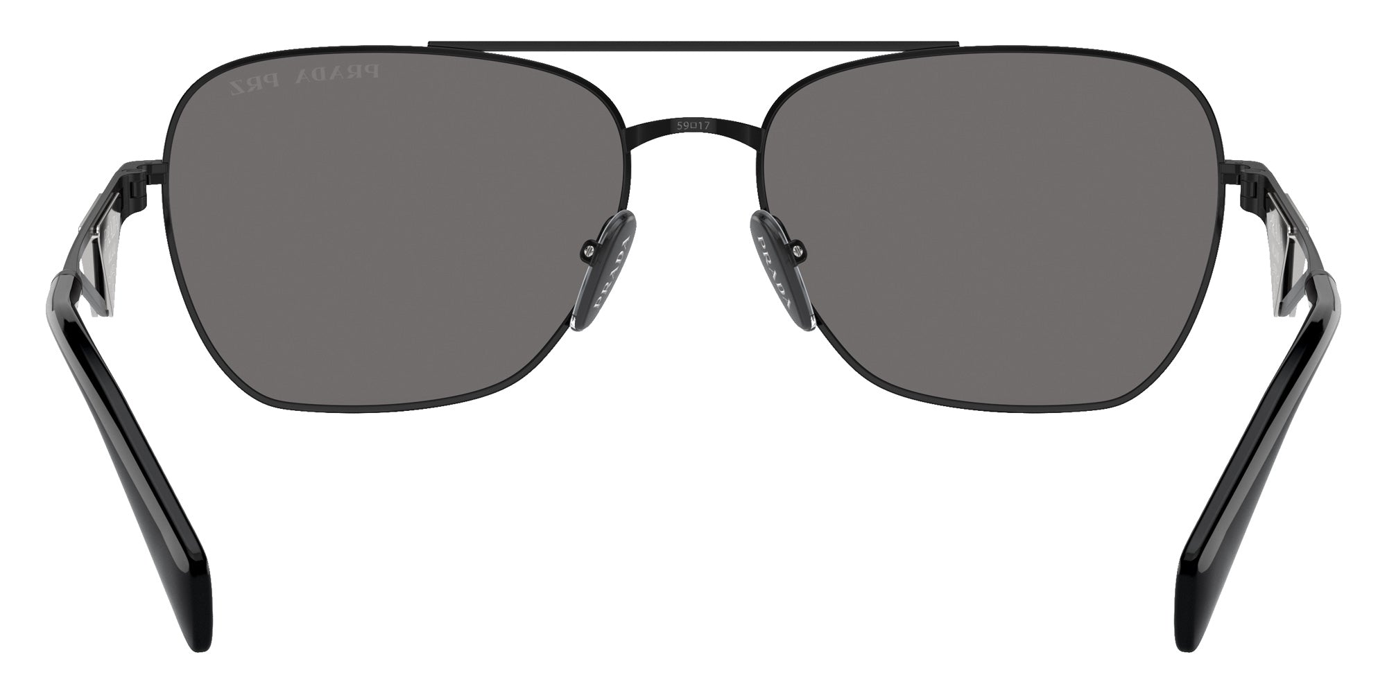 Prada PR A50S 1AB5Z1 59 - Metal Black / Dark Gray Polarized #id:pra50s1ab5z1_s:100115