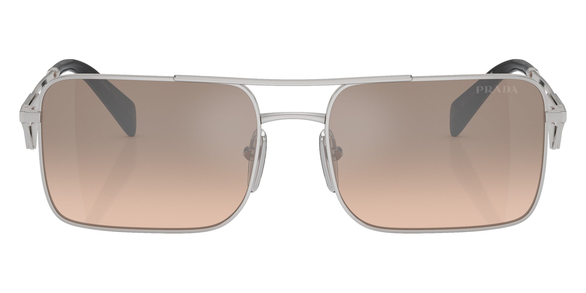 Prada PR A52S 1BC8J1 56 - Silver / Brown Mirrored Silver Gradient #id:pra52s1bc8j1_s:100100