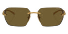 Prada PR A55S 15N01T 71 - Satin Yellow Gold / Dark Brown #id:pra55s15n01t_s:100100