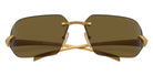 Prada PR A55S 15N01T 71 - Satin Yellow Gold / Dark Brown #id:pra55s15n01t_s:100120