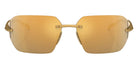 Prada PR A56S 15N80C 71 - Satin Yellow Gold / Brown Mirrored Multilayer Gold #id:pra56s15n80c_s:100100