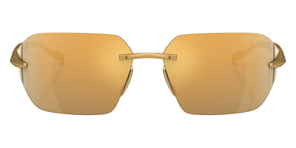 Prada PR A56S 15N80C 71 - Satin Yellow Gold / Brown Mirrored Multilayer Gold #id:pra56s15n80c_s:100100