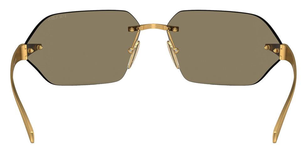 Prada PR A56S 15N80C 71 - Satin Yellow Gold / Brown Mirrored Multilayer Gold #id:pra56s15n80c_s:100115