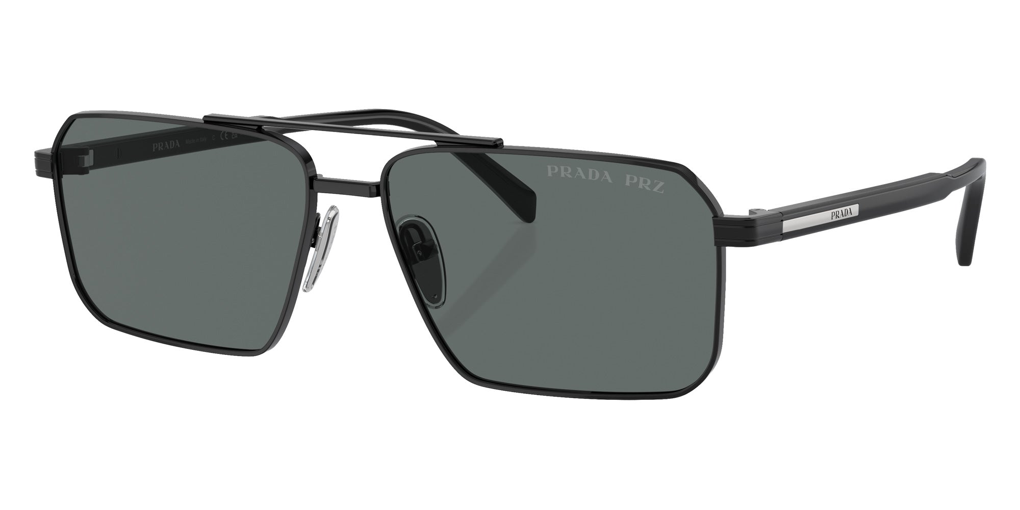 Prada PR A57S 1AB5Z1 58 - Black / Dark Gray Polarized #id:pra57s1ab5z1_s:100105
