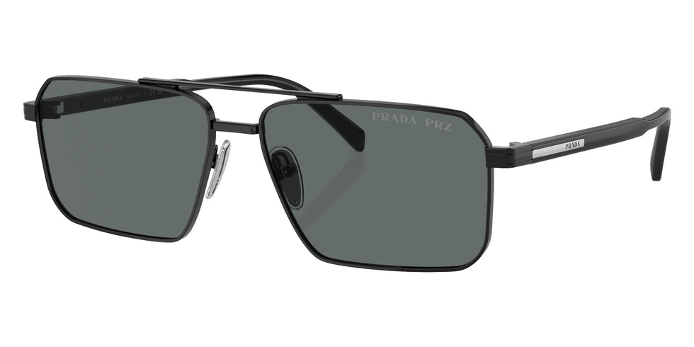 Prada PR A57S 1AB5Z1 58 - Black / Dark Gray Polarized #id:pra57s1ab5z1_s:100105