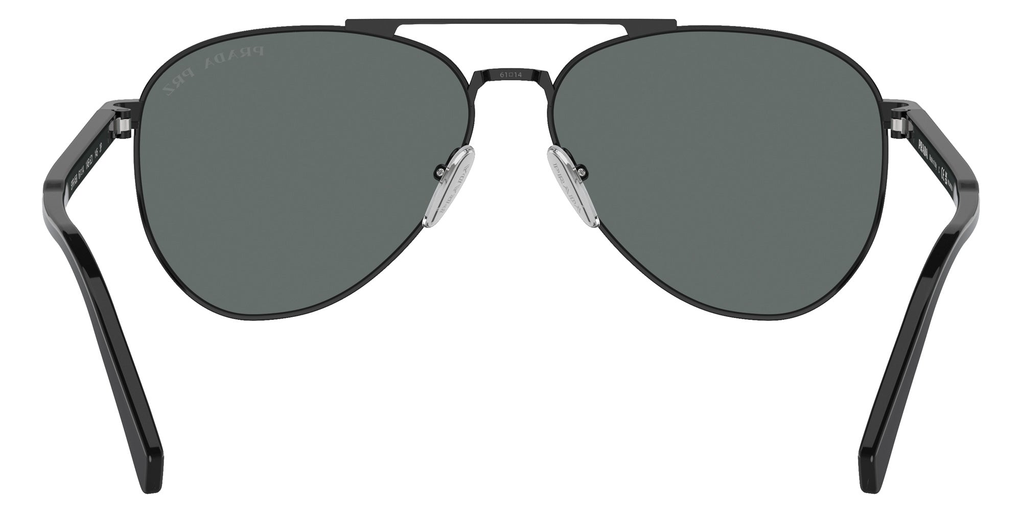 Prada PR A58S 1AB5Z1 58 - Black / Dark Gray Polarized #id:pra58s1ab5z1_s:100115