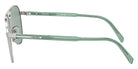 Prada PR A58S 1BC10G 58 - Silver / Petrol Green #id:pra58s1bc10g_s:102110