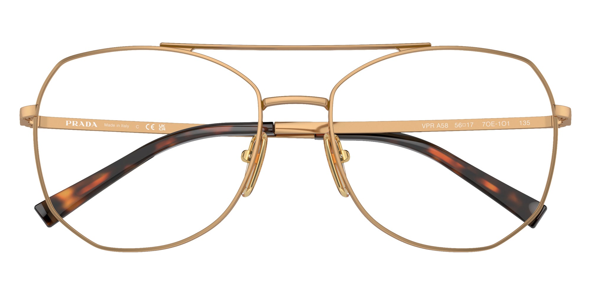 Prada PR A58V 7OE1O1 54 - Brass #id:pra58v7oe1o1_s:100120