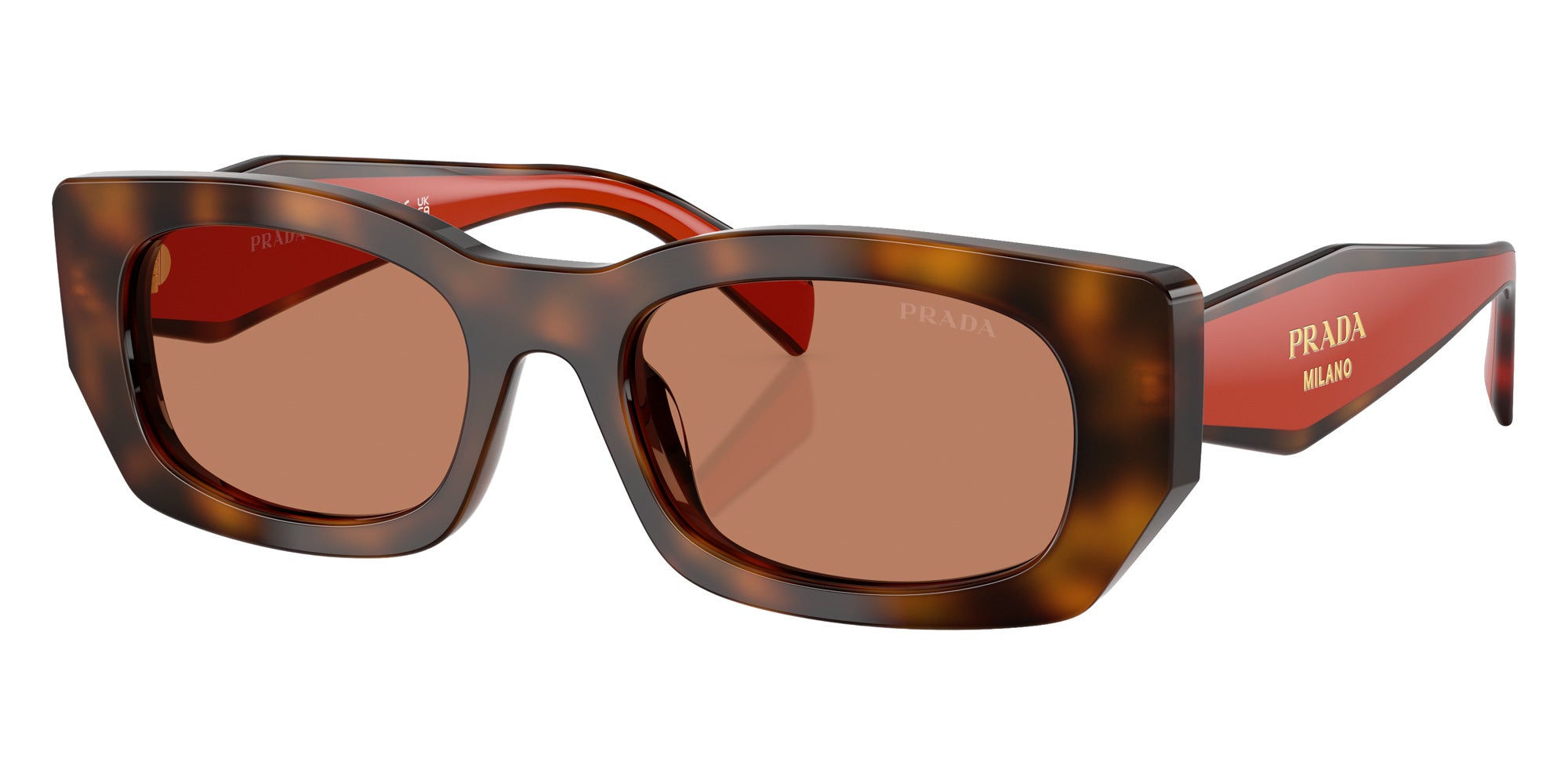 Prada PR B05S 01K90Q 53 - Juniper Tortoise/Cotto #id:prb05s01k90q_s:102105