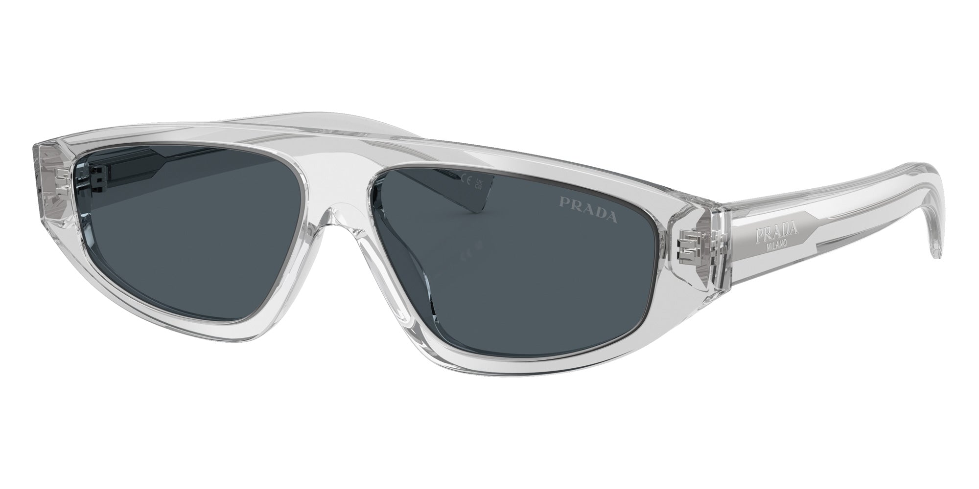 Prada PR C02S 17P70B 57 - Crystal Gray / Dark Gray #id:prc02s17p70b_s:102105