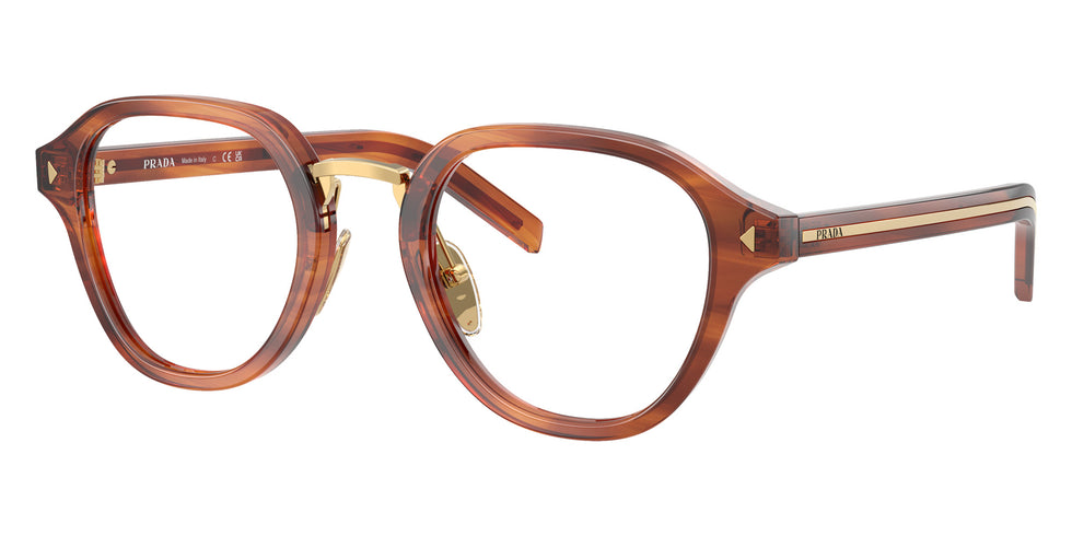 Prada PR C05V 27F1O1 48 - Striped Cognac #id:prc05v27f1o1_s:110105