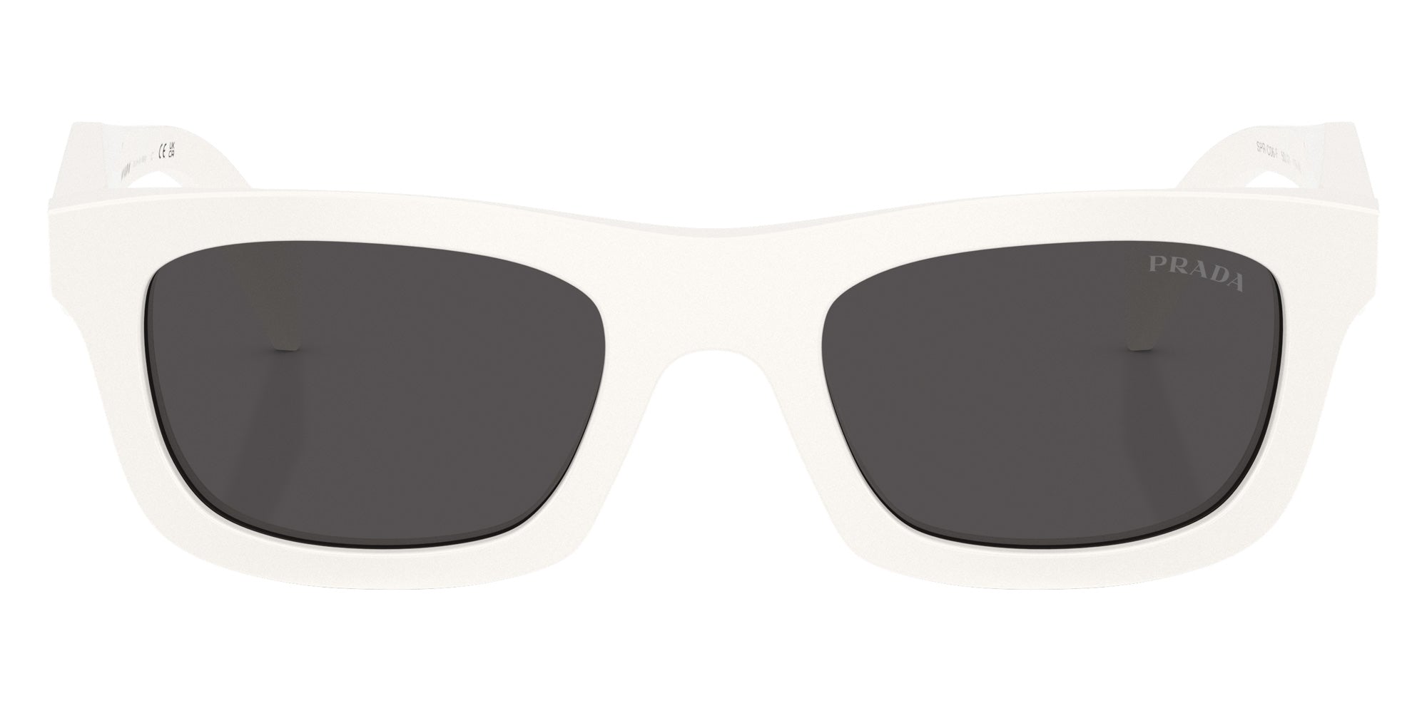 Prada PR C06SF 17K08Z 53 - Talc / Dark Gray #id:prc06sf17k08z_s:100100