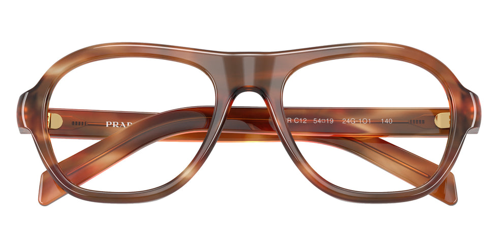 Prada PR C12V 24G1O1 52 - Striped Oak #id:prc12v24g1o1_s:100120