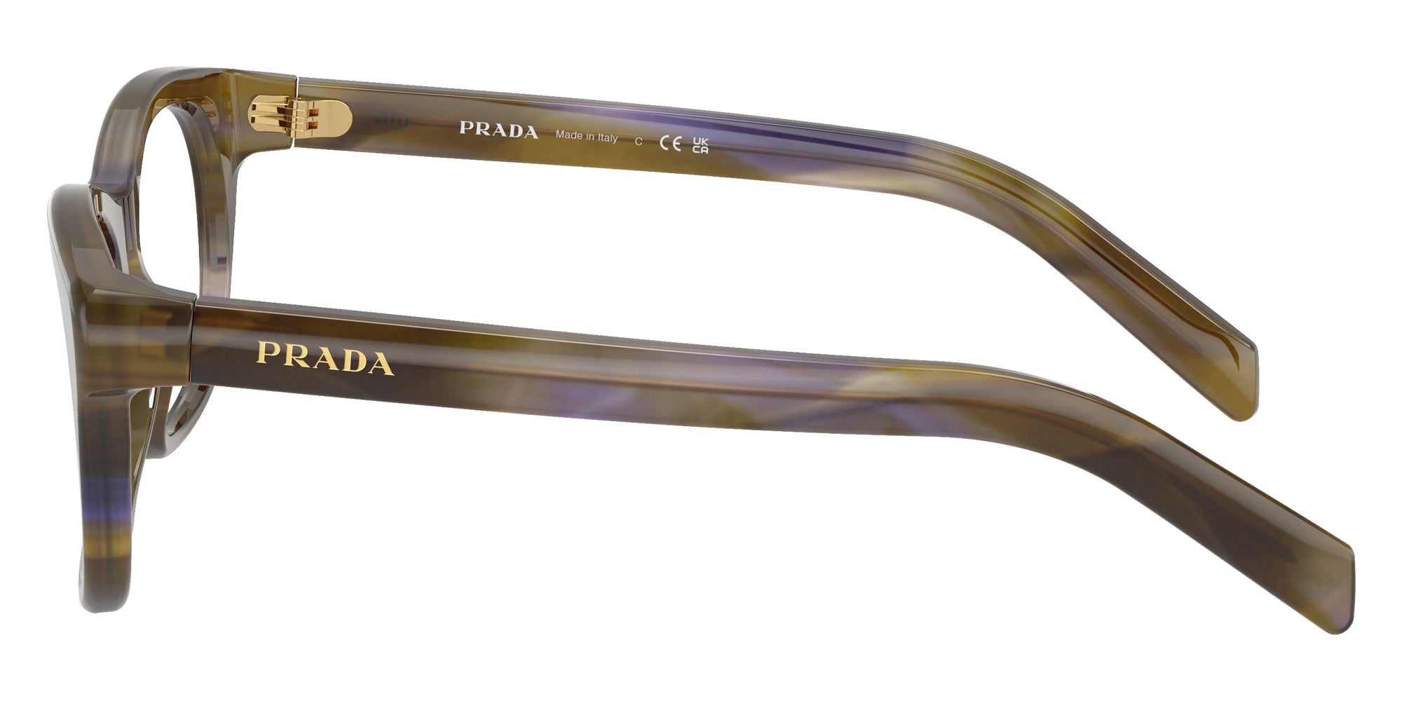 Prada PR C13V 23G1O1 52 - Striped Lagoon #id:prc13v23g1o1_s:100110