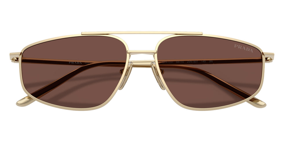 Prada PR C51S ZVN80T 58 - Pale Gold / Black Chocolate #id:prc51szvn80t_s:106120