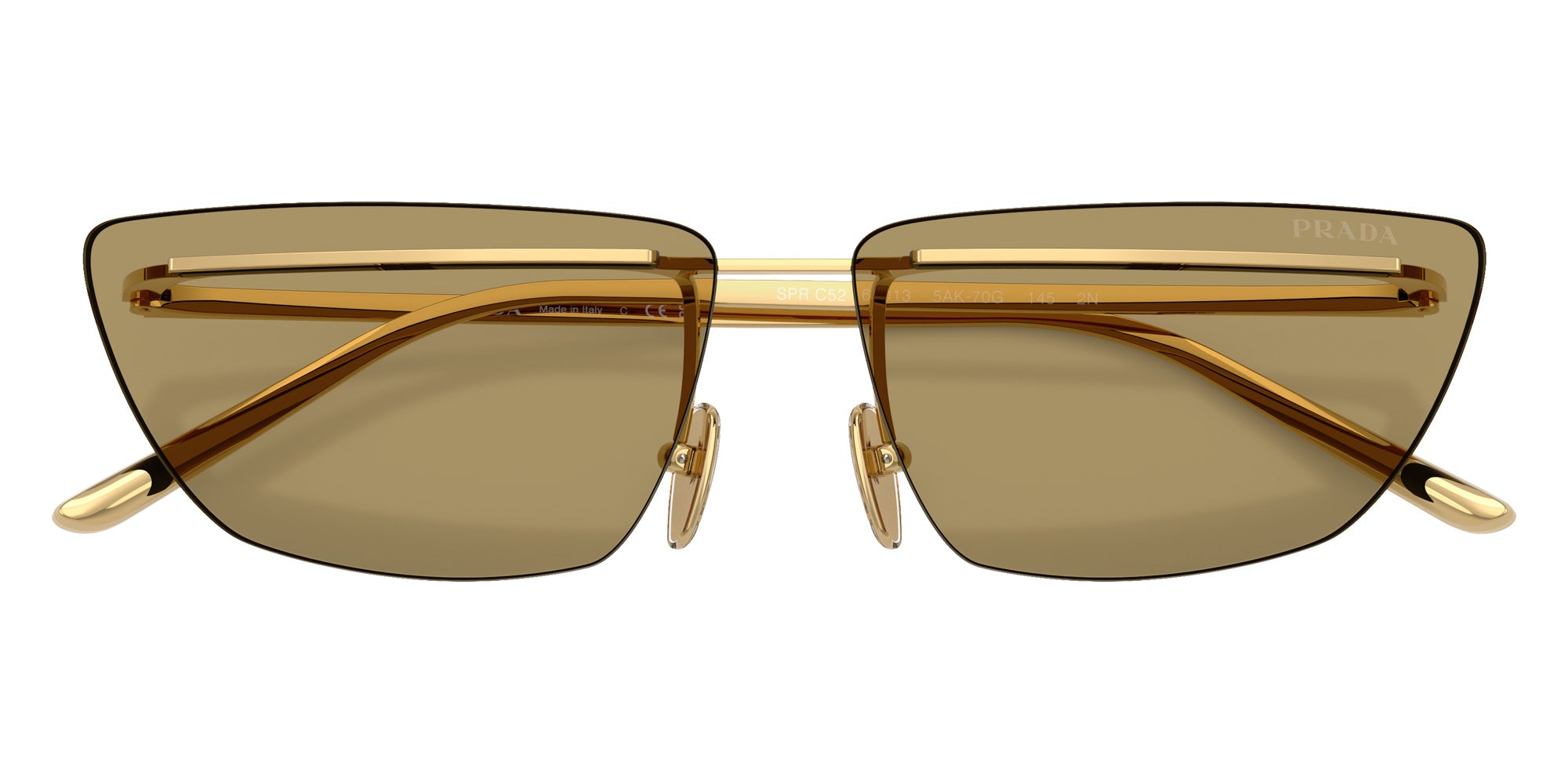 Prada PR C52S 5AK70G 64 - Gold / Green Olive #id:prc52s5ak70g_s:102120