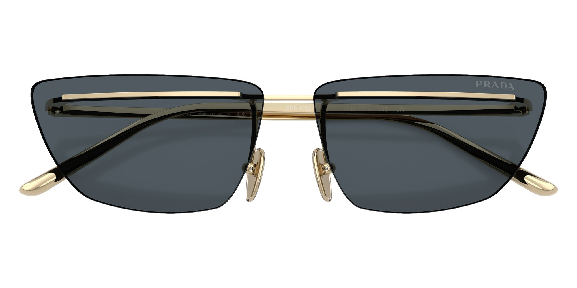 Prada PR C52S ZVN70B 64 - Pale Gold / Dark Gray #id:prc52szvn70b_s:106120