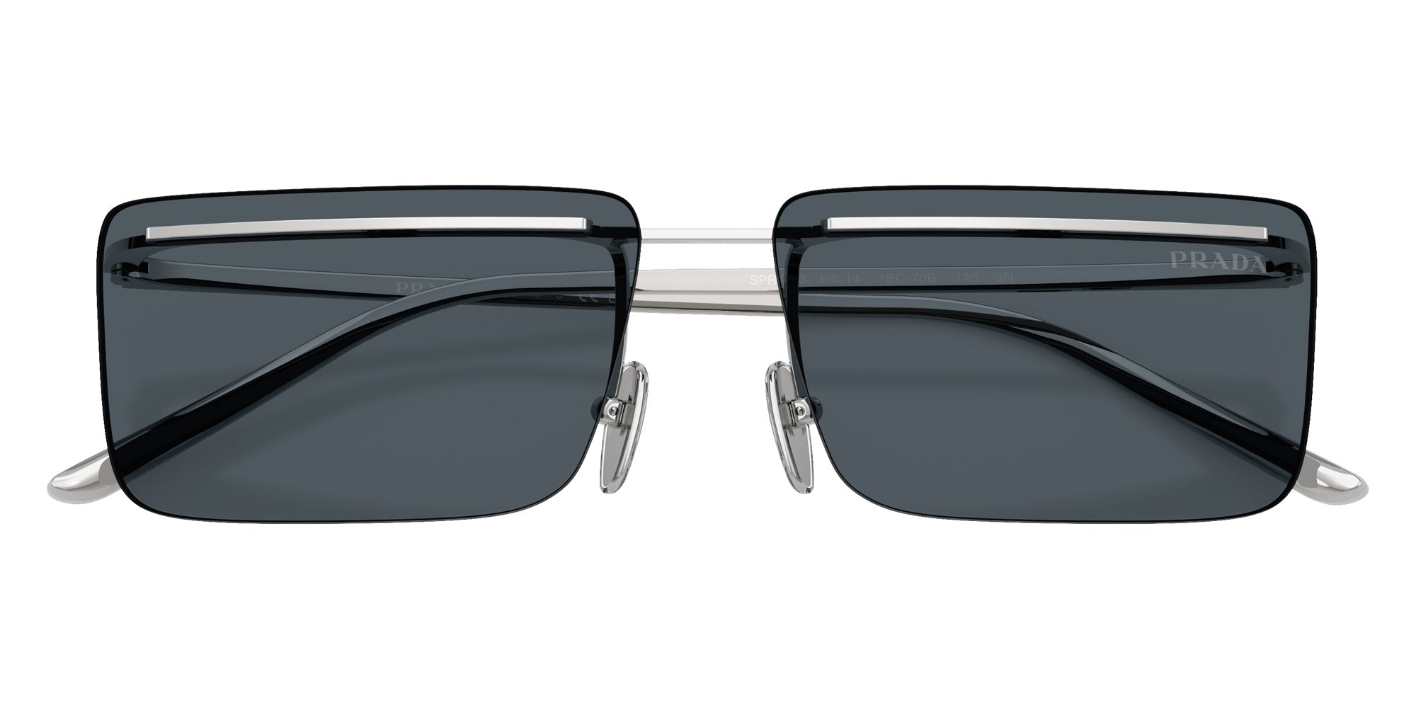 Prada PR C53S 1BC70B 60 - Silver / Dark Gray #id:prc53s1bc70b_s:100120