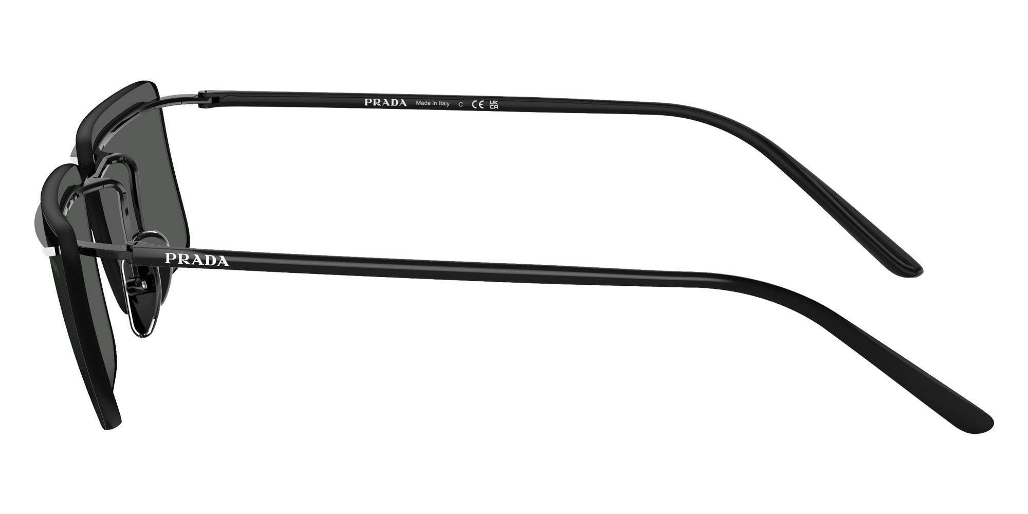 Prada PR C53S YC460T 60 - Black/White / Dark Gray #id:prc53syc460t_s:104110