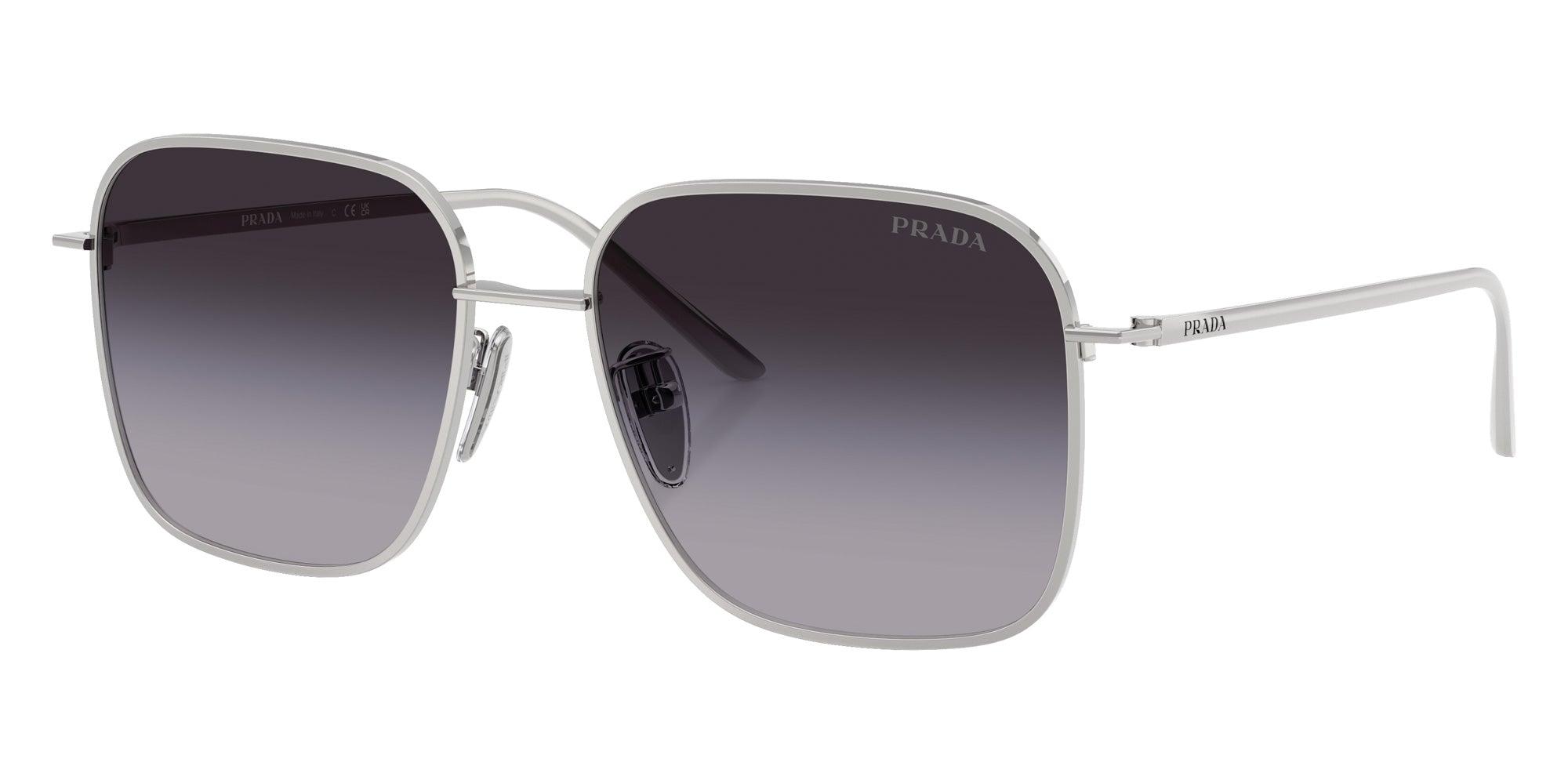Prada PR C54SD 1BC90A 54 - Silver / Gray Gradient #id:prc54sd1bc90a_s:100105
