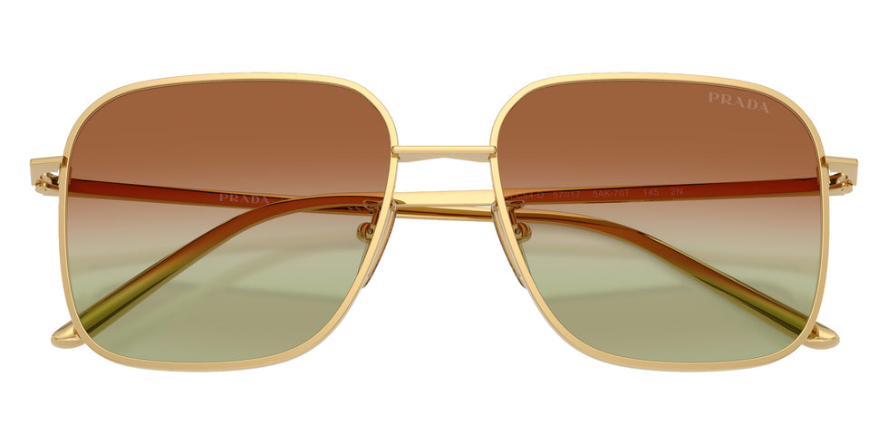 Prada PR C54SD 5AK70T 54 - Gold / Green/Brown #id:prc54sd5ak70t_s:102120