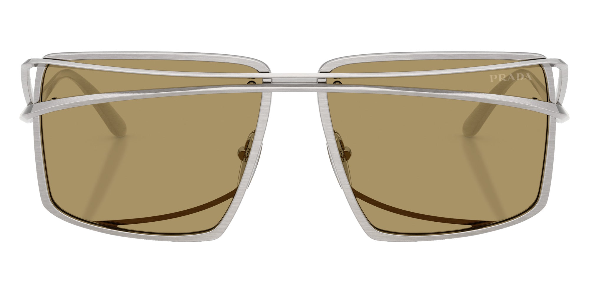 Prada PR C55S 28C70G 58 - Vintage Silver / Green Olive #id:prc55s28c70g_s:102100