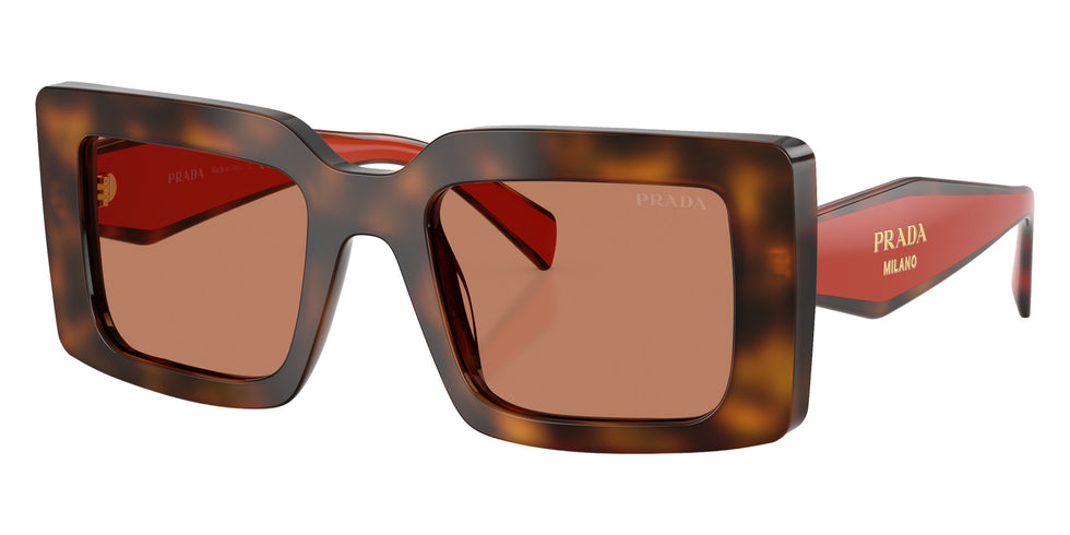 Prada PR D01S 01K90Q 52 - Juniper Tortoise/Cotto #id:prd01s01k90q_s:102105