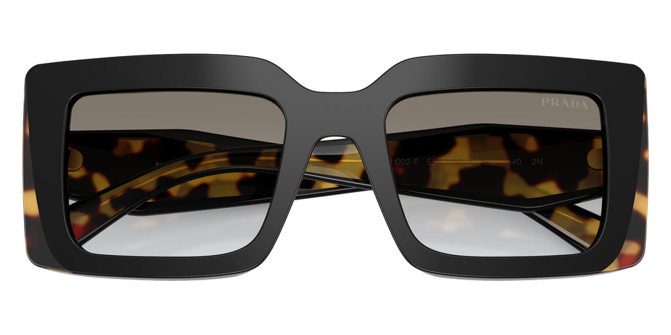 Prada PR D01SF 0CD80L 53 - Black/Medium Tortoise #id:prd01sf0cd80l_s:102120