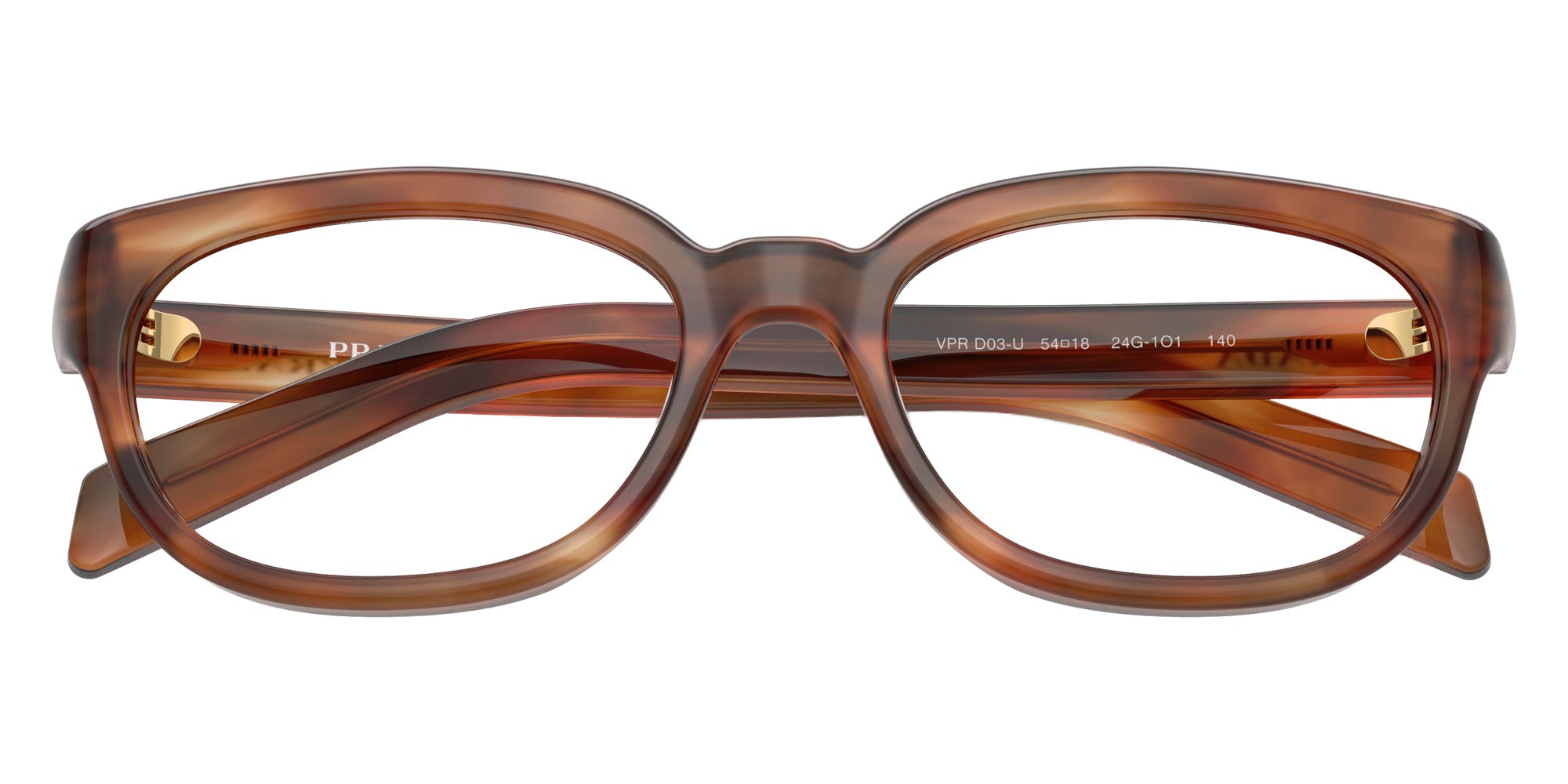 Prada PR D03VU 24G1O1 52 - Striped Havana #id:prd03vu24g1o1_s:100120