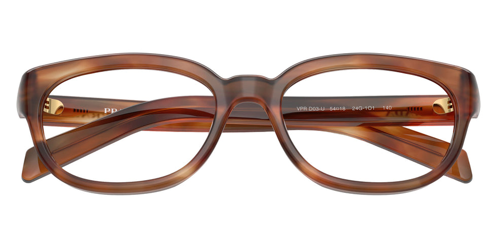 Prada PR D03VU 24G1O1 52 - Striped Havana #id:prd03vu24g1o1_s:100120