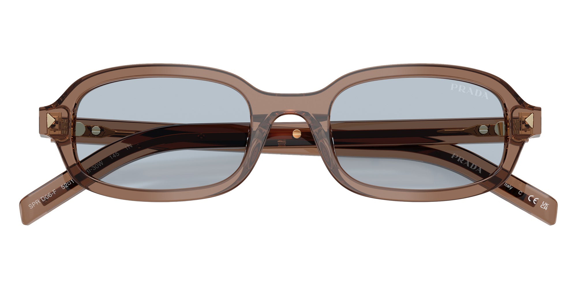 Prada PR D06SF 28I30W 52 - Transparent Clay #id:prd06sf28i30w_s:106120
