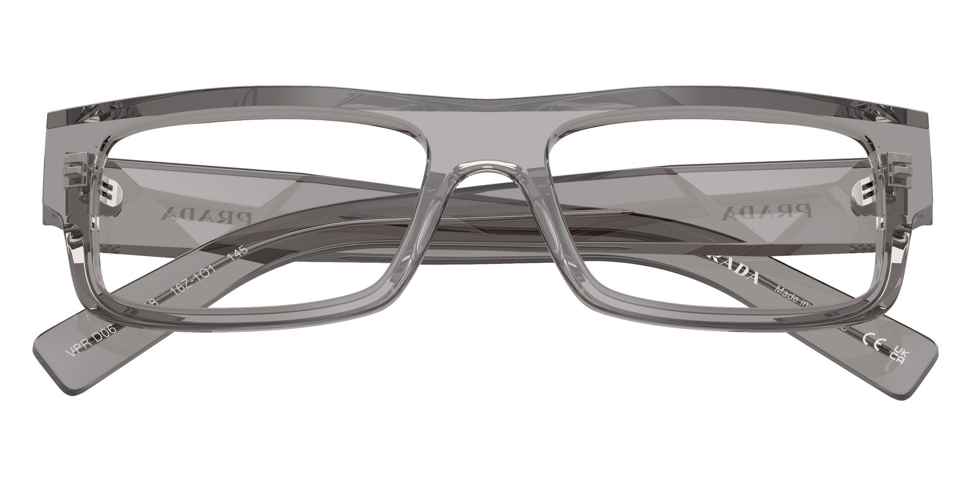Prada PR D06V 16Z1O1 53 - Gray Transparent #id:prd06v16z1o1_s:108120