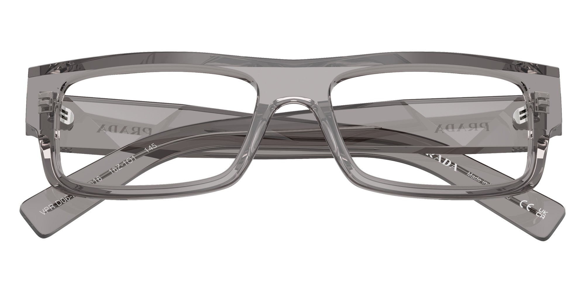 Prada PR D06VF 16Z1O1 56 - Gray Transparent #id:prd06vf16z1o1_s:104120