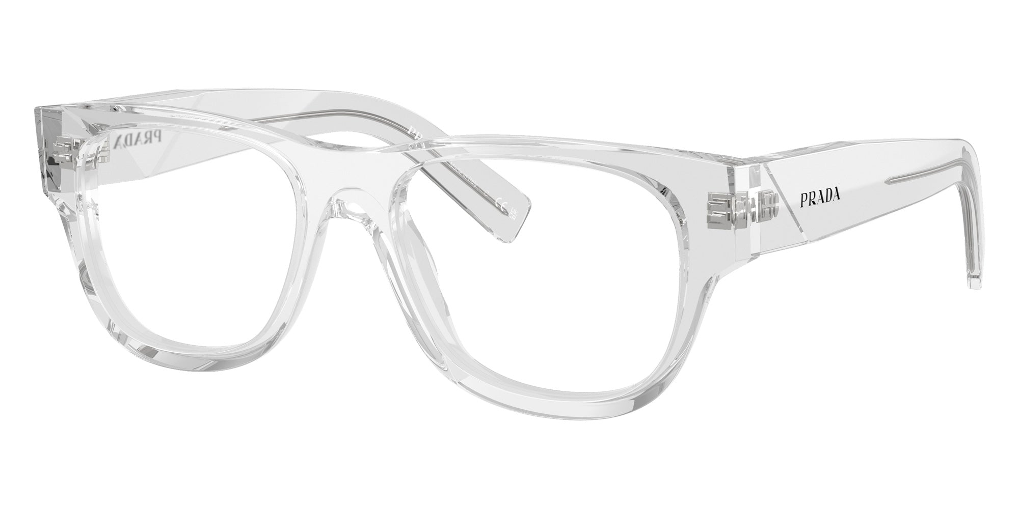 Prada PR D08VU 12R1O1 51 - Transparent Crystal #id:prd08vu12r1o1_s:100105