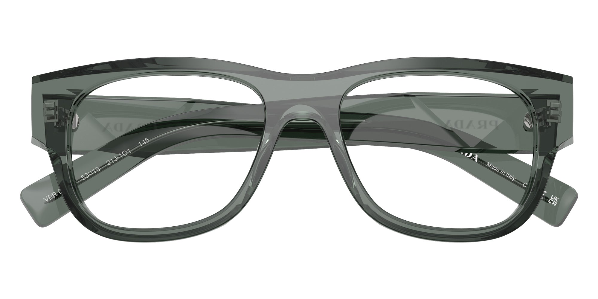 Prada PR D08VU 21J1O1 51 - Transparent Gray #id:prd08vu21j1o1_s:112120