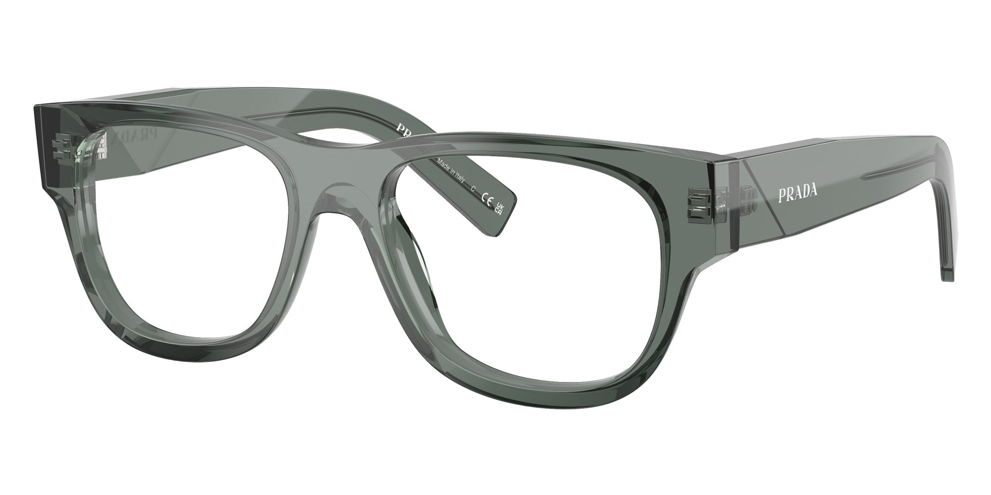 Prada PR D08VU 21J1O1 51 - Transparent Gray #id:prd08vu21j1o1_s:112105