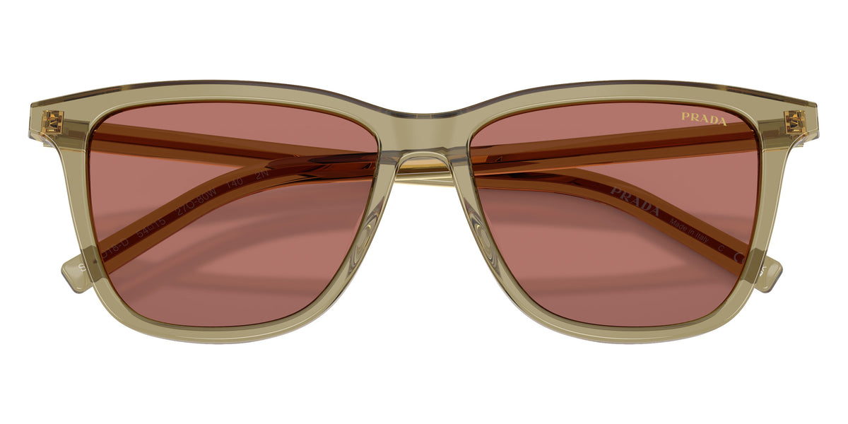 Prada PR D18SD 27O80W 54 - Transparent Loden / Bordeaux #id:prd18sd27o80w_s:106120