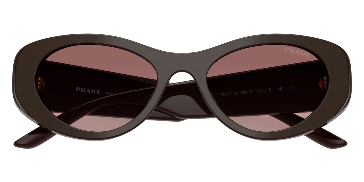 Prada PR D23SU 27I51B 53 - Cigar / Brown Gradient Violet #id:prd23su27i51b_s:108120