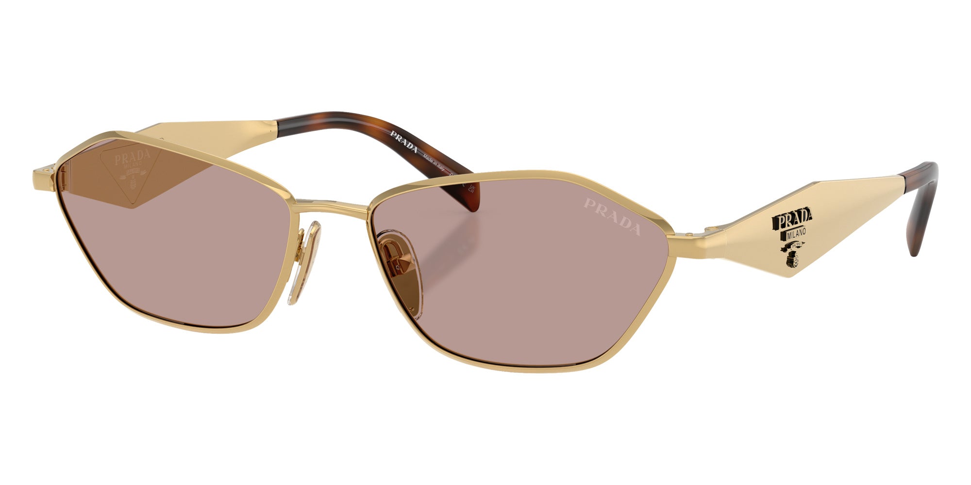 Prada PR D50S Irregular Sunglasses | EyeOns.com