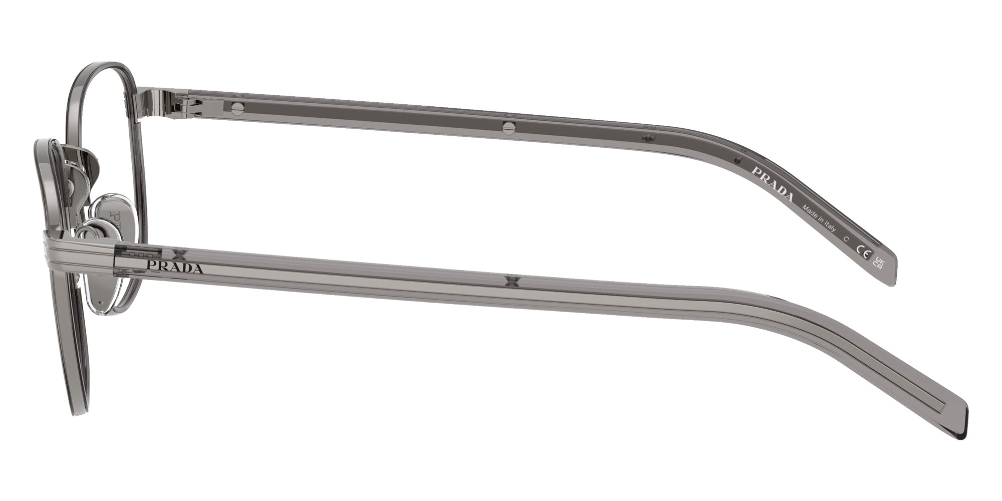 Prada PR D50V 5AV1O1 48 - Gunmetal/Transparent #id:prd50v5av1o1_s:108110