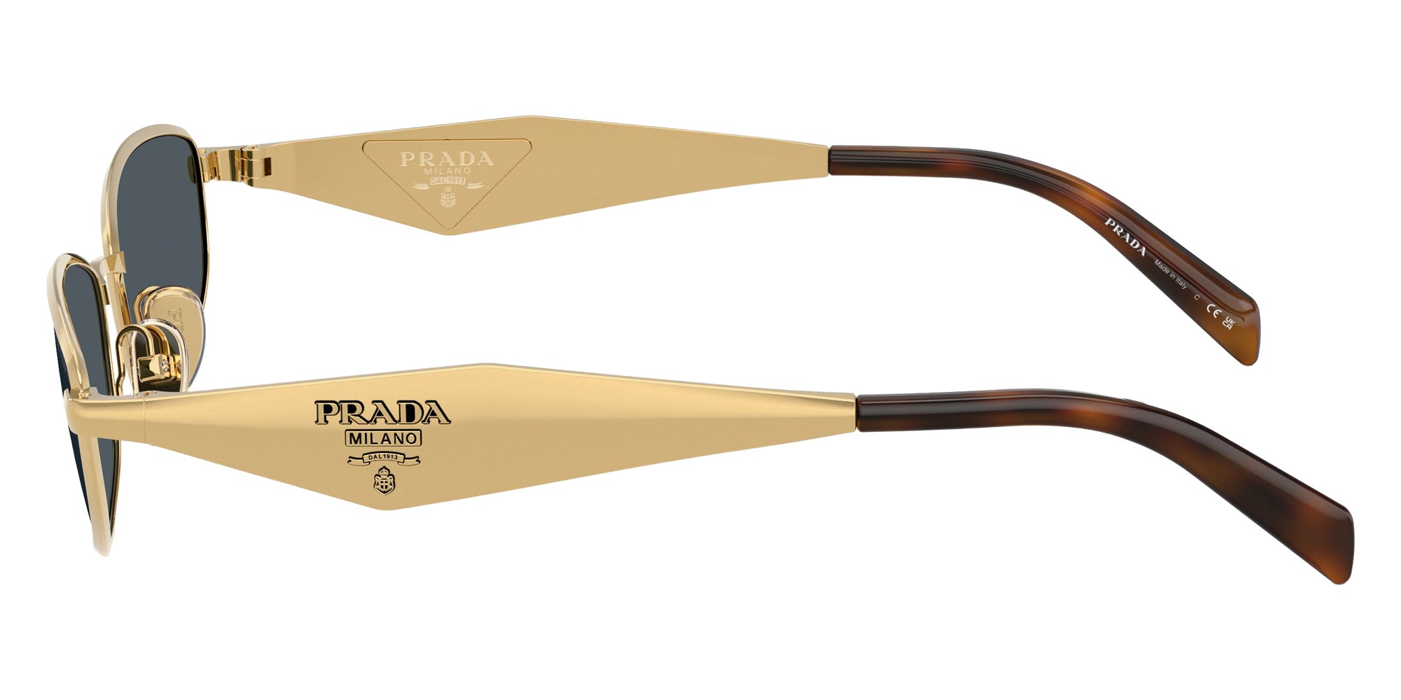 Prada PR D51S 5AK70B 55 - Gold / Dark Gray #id:prd51s5ak70b_s:100110