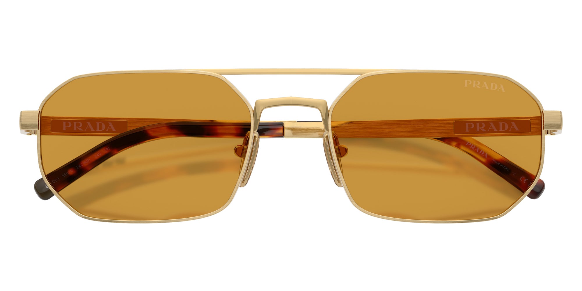 Prada PR D53S 24J50P 55 - Satin Gold #id:prd53s24j50p_s:104120