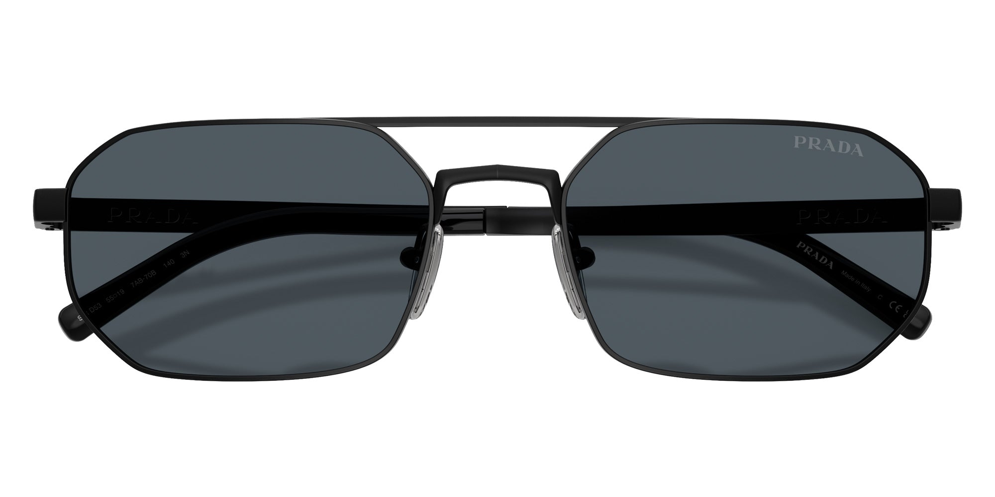 Prada PR D53S 7AB70B 55 - Satin Black #id:prd53s7ab70b_s:106120