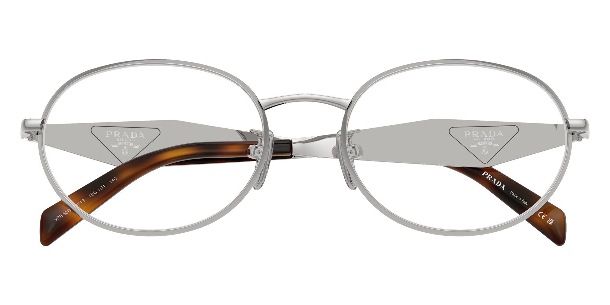 Prada PR D53VD Oval Eyeglasses | EyeOns.com