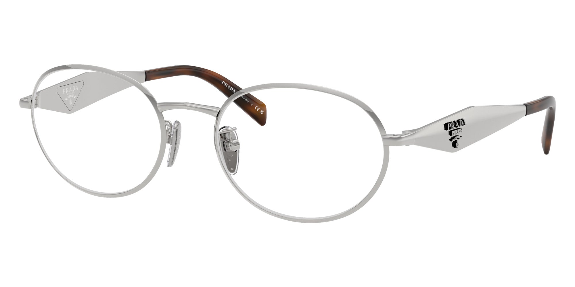 Prada PR D53VD Oval Eyeglasses | EyeOns.com
